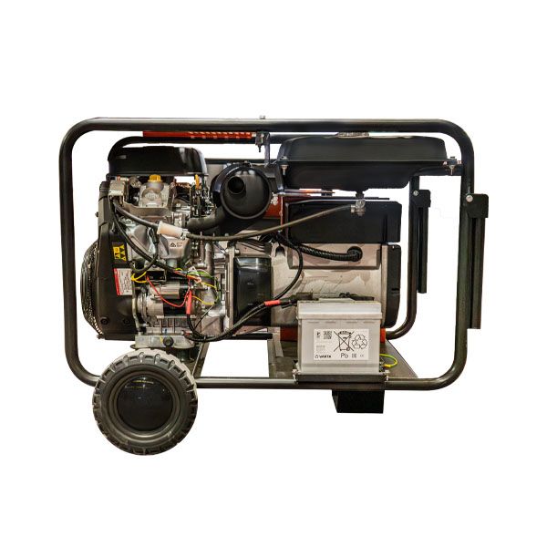 Generador eléctrico profesional de 20 kVA, modelo Dagartech DGH 24 TF BC, para alquiler en construcciones y eventos sin conexión eléctrica.