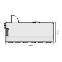 Planos de módulo taquilla, fácil de instalar y equipar con mobiliario adicional, perfecto para ofrecer un servicio profesional en todo tipo de eventos.