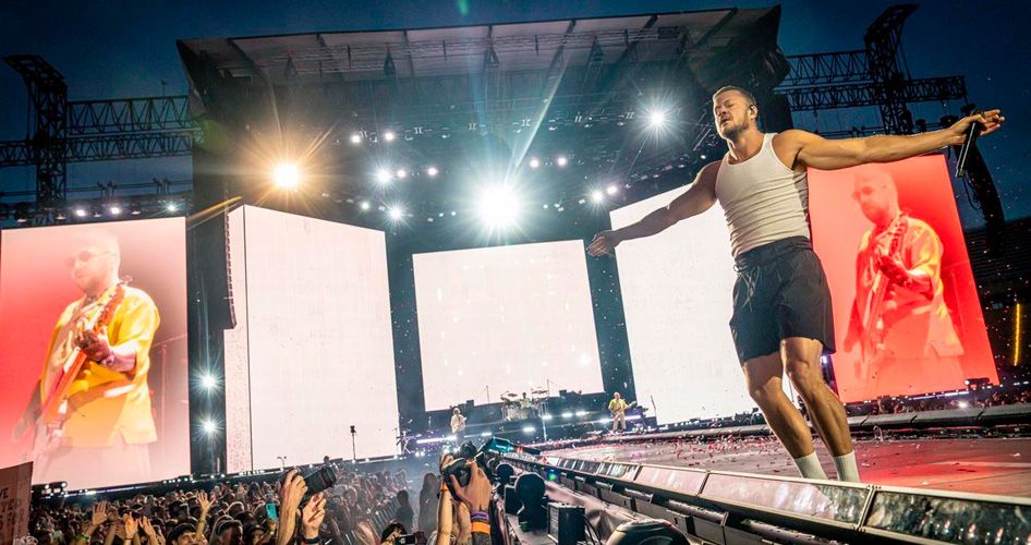 alquiler escenario tower imagine dragons