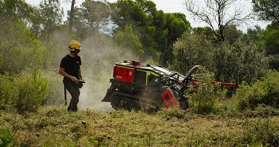 alquiler desbrozadora forestal