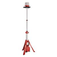 Vista general de torre de iluminación Hilti SL 10-22 con diseño extensible.