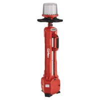 Torre de iluminación a batería Hilti SL 10-22 con iluminación LED de 360 grados.