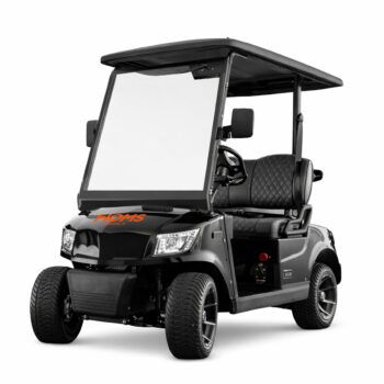 Buggy matriculable de dos plazas para movilidad en instalaciones.
